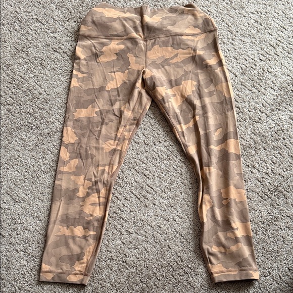 lululemon athletica Pants - lululemon athletica Tan Camouflage Leggings